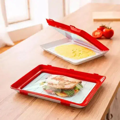 🔥Diseño ecológico: bandeja reutilizable para conservar alimentos™