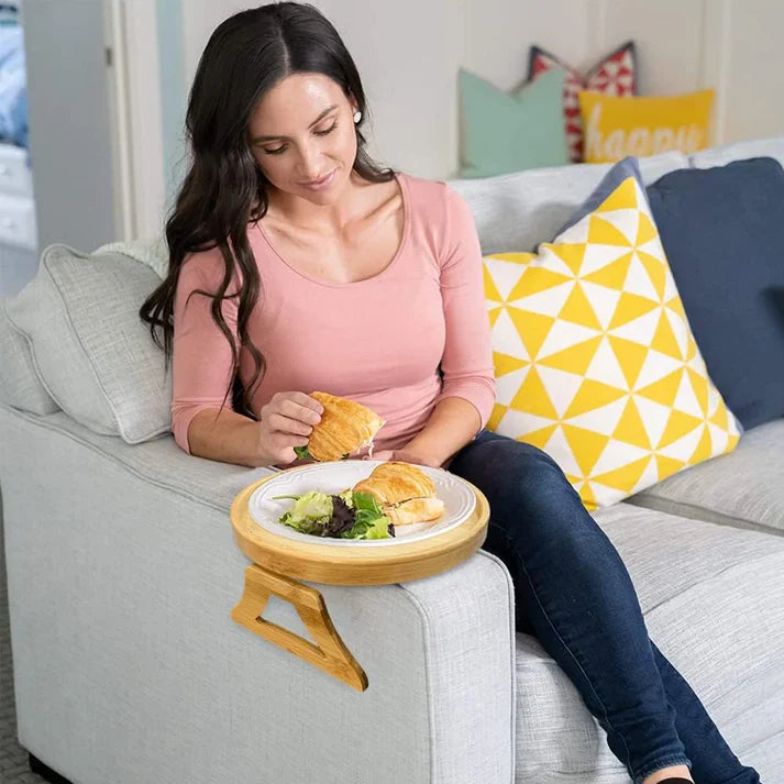 Bandeja Plegable para Reposabrazos – Tu mini mesa sobre el sofá 😎