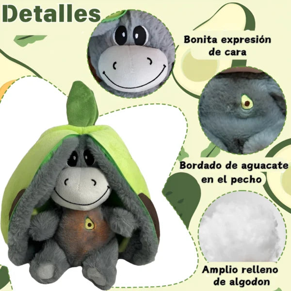 DONKY AGUACATE 🥑 DONKY  FRESITA 🍓El burrito que respira contigo.