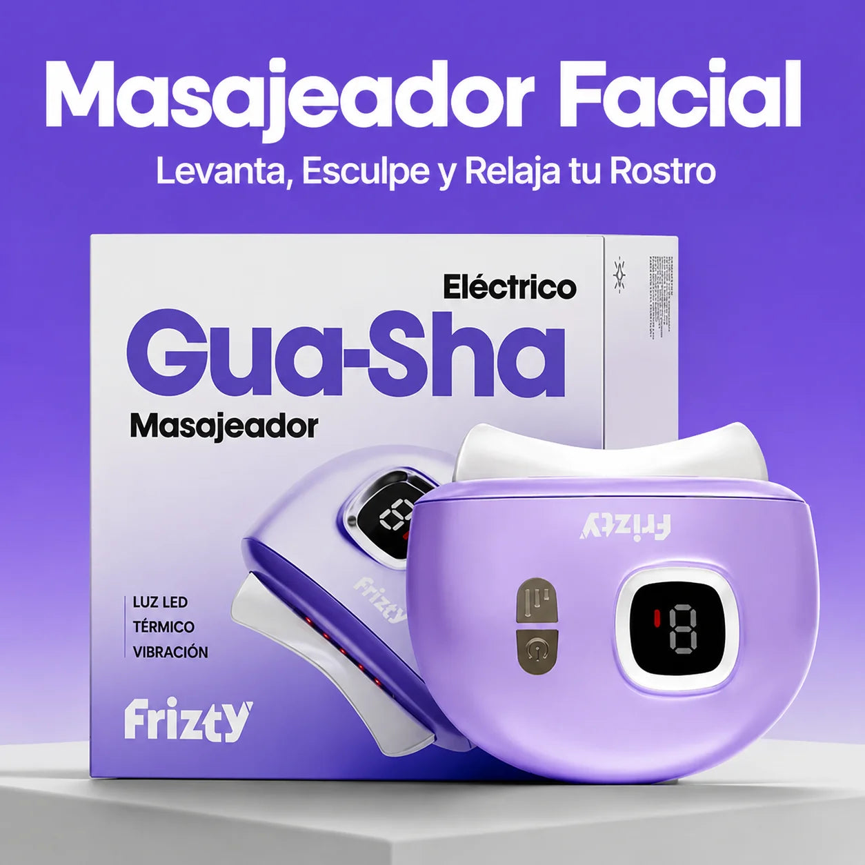 Masajeador facial eléctrico Gua Sha™ +🎁 REGALO SERUM REJUVENECEDOR