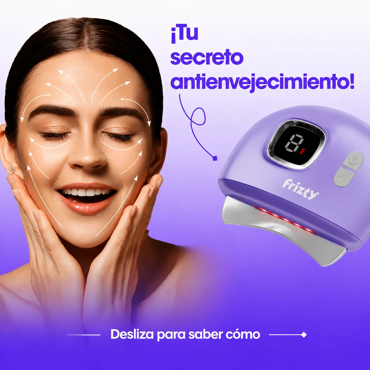 Masajeador facial eléctrico Gua Sha™ +🎁 REGALO SERUM REJUVENECEDOR
