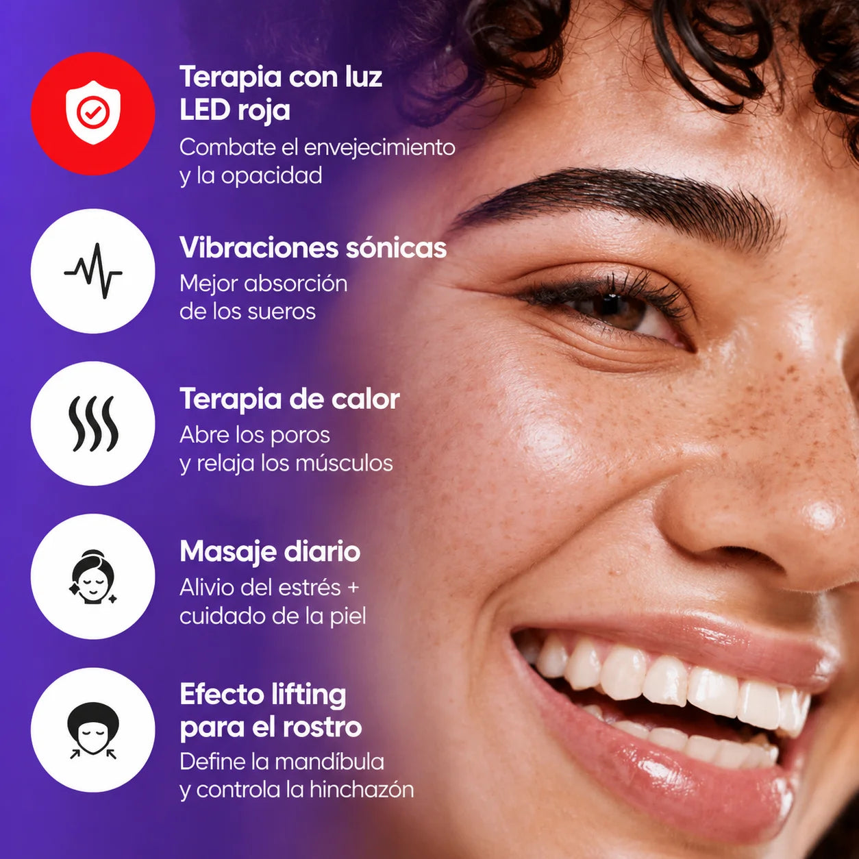 Masajeador facial eléctrico Gua Sha™ +🎁 REGALO SERUM REJUVENECEDOR