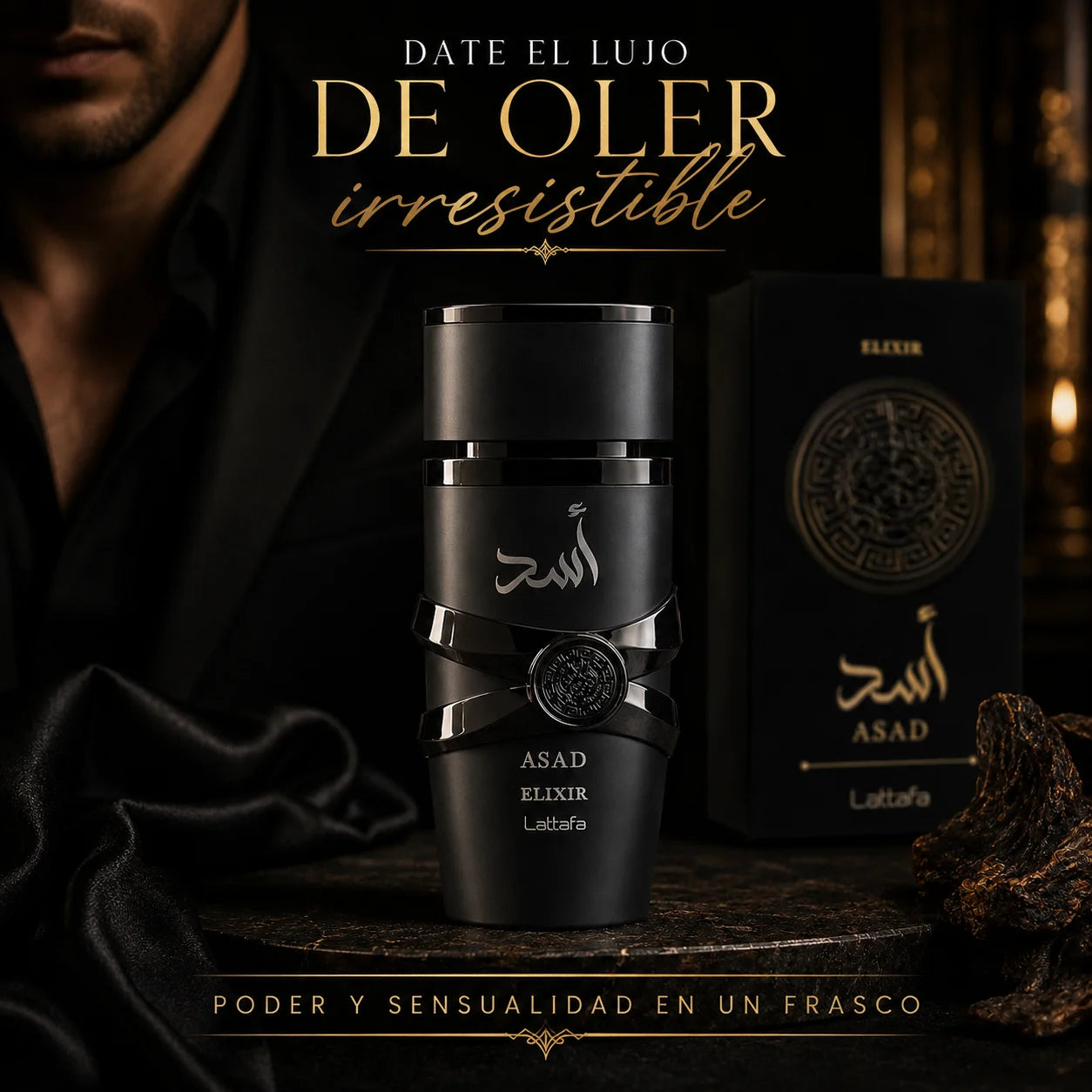 Asad Elixir™ + 🎁Obsequio,Seducela sin decir una sola palabra 🔥 Hombre