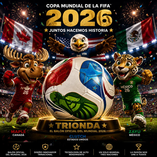 TRIONDA™ BALON OFICIAL MUNDIAL 2026 🎁El Regalo Perfecto para los verdaderos apasionados del fútbol