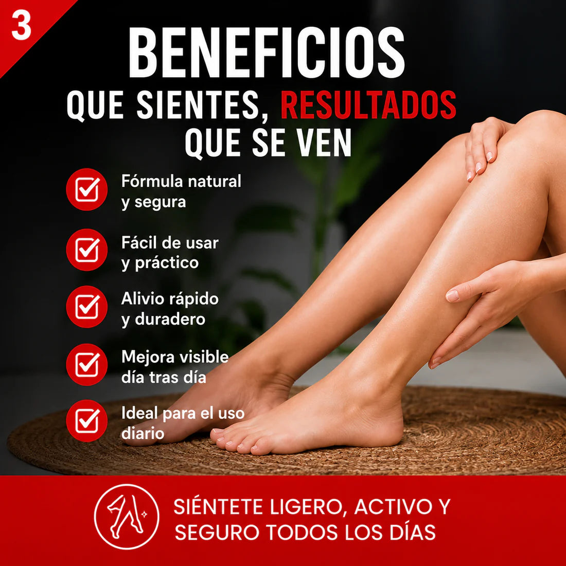 VenoCalm™ X2 Paq Alivio para piernas cansadas (Cada Paquete contiene 12 unidades En total LLEVA 24 PARCHES PARA VÁRICES)
