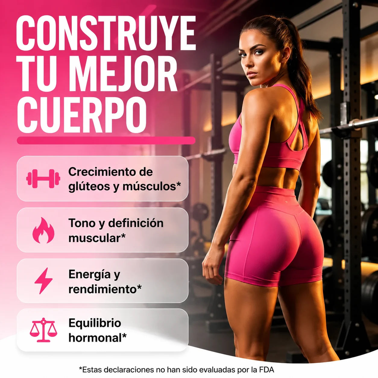 Shelf Builder™ Creatina diseñada para mujeres que desean obtener más de su creatina: no solo fuerza, sino bienestar integral del cuerpo.