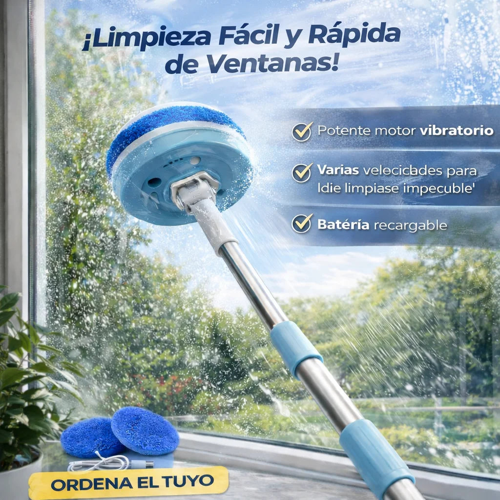 Limpiador Eléctrico Recargable™ Potencia, Comodidad y Limpieza Profunda.