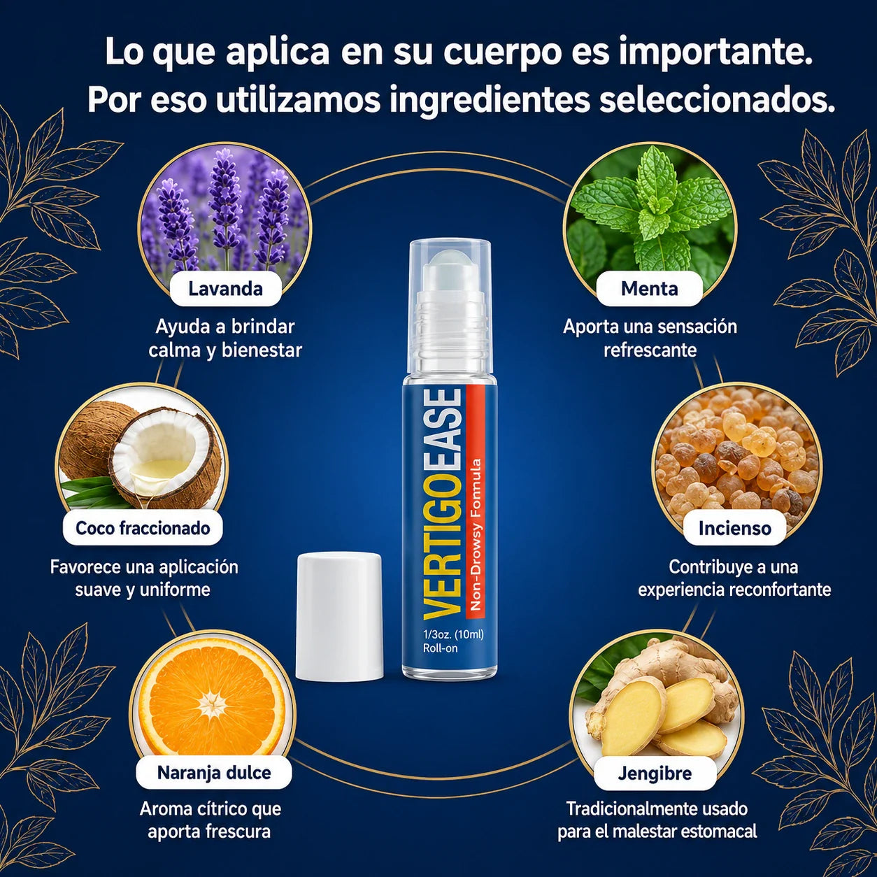 Vertigo Ease™ 2X1 🎁 Alivio rápido y natural  Cuando el mareo ataca