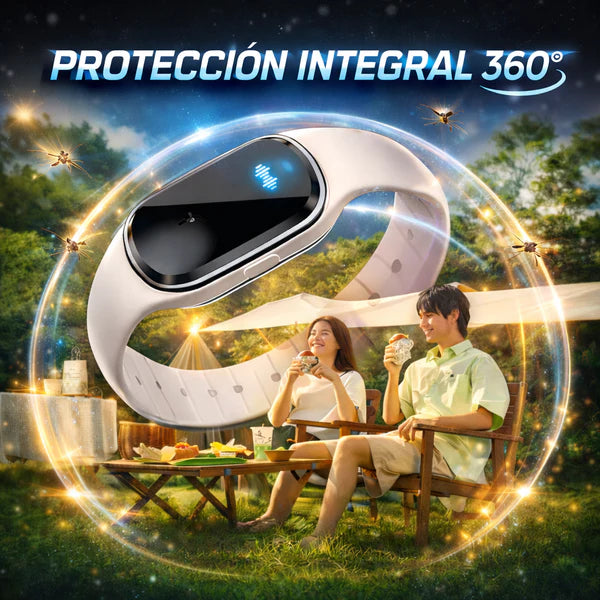Pulsera Repelente De Mosquitos Ultrasónico Impermeable - SonicShield PRO™