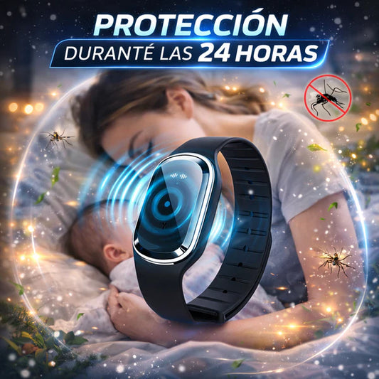 Pulsera Repelente De Mosquitos Ultrasónico Impermeable - SonicShield PRO™