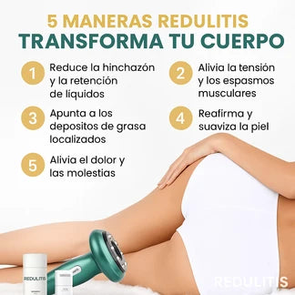 Masajeador Anticelulítico Skintec® Combina succión y calor terapéutico para reducir la grasa localizada y tonificar.