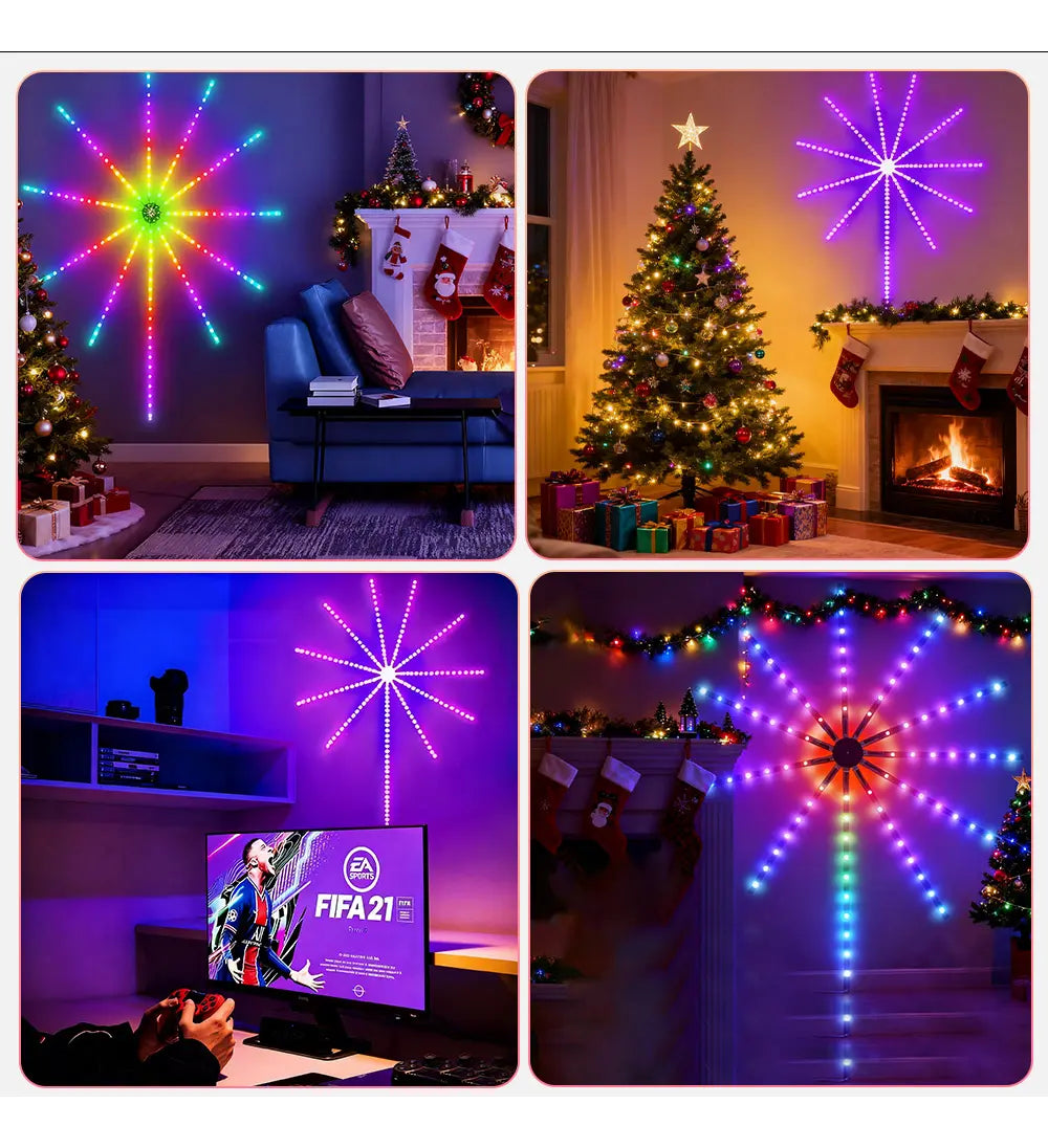 LUZ LED TIPO FUEGO ARITFICIAL BLUETOOTH™