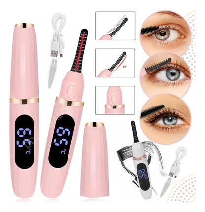 Rizador de pestañas eléctrico para un glamour instantáneo ✨ ¡Parpadea y deslumbra! 👁️