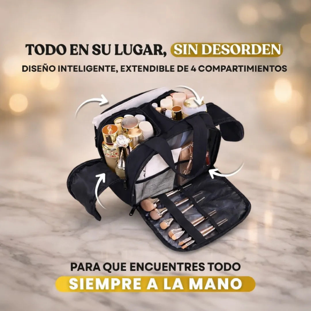 Neceser Bagsmart™ Deja de rebuscar en tu maleta. Ábrelo y encontrarás todo en su sitio.