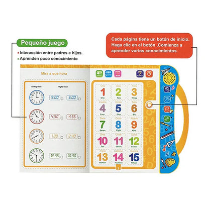 Edukids™ Libro Interactivo de Estudio Infantil