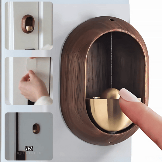 SonArte™ Timbre Campana Vintage en Madera