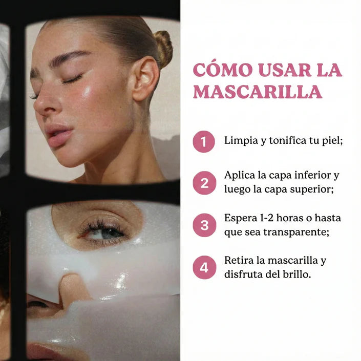 Colágeno Glow Up Mask 2.0™  💎Levanta y reafirma la piel de aspecto cansado.