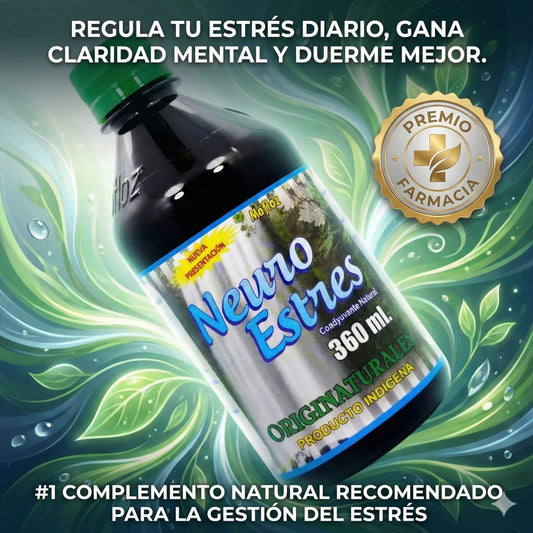 NEURO ESTRES™ Una botella cargada de sabiduría ancestral