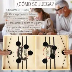 El mejor juego interactivo de todos los tiempos - HOCKEY PUCK - Regalo para familiares, amigos, niños