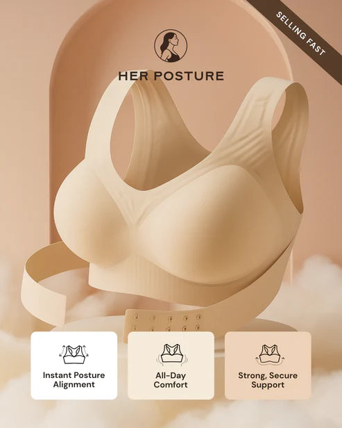 Her Posture ®Sujetador corrector de postura sin costuras 2 en 1