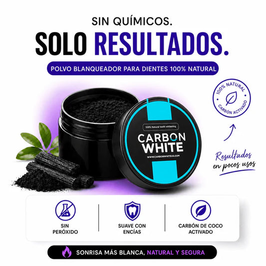 NATURAL WHITE™  Polvo Blanqueador Dental 100% Natural