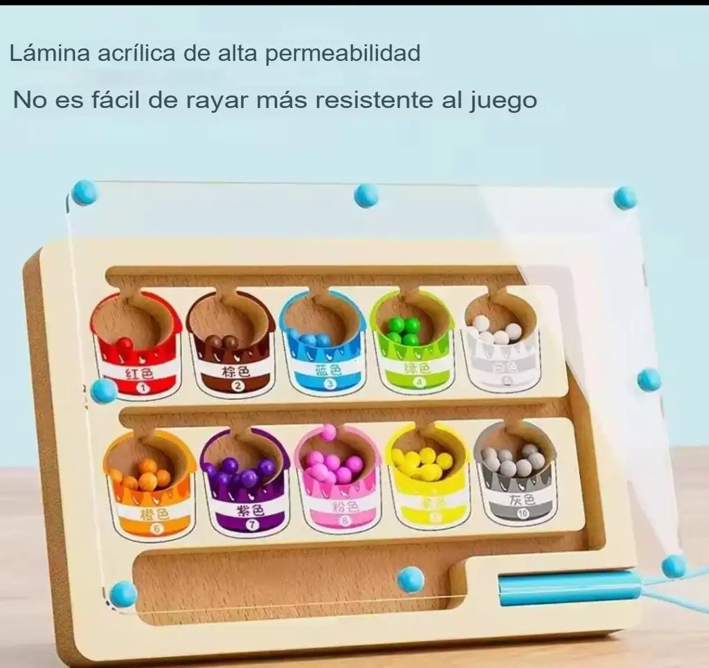 Laberinto magnético® Clasificación de Colores y Conteo