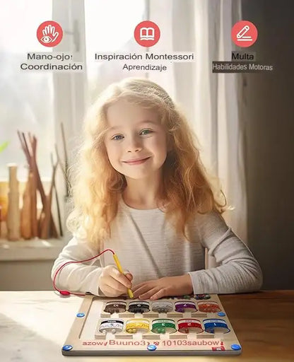 Laberinto magnético® Clasificación de Colores y Conteo