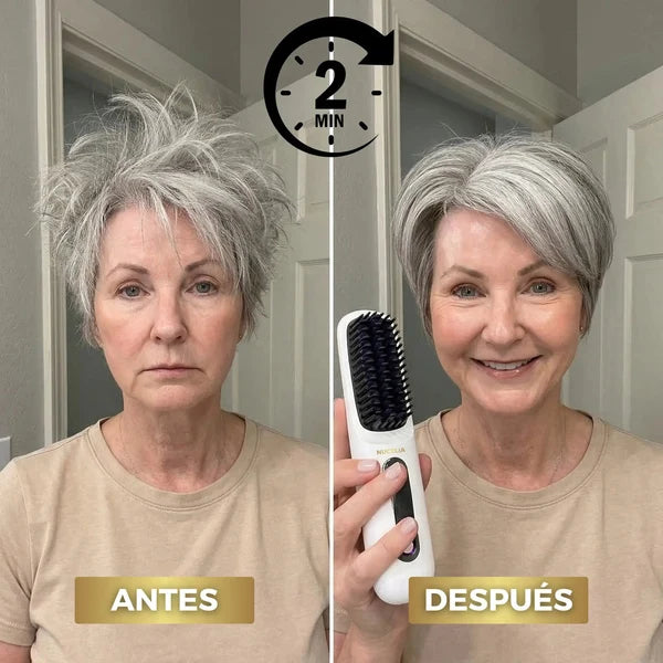 LissUP®: El PRIMER cepillo alisador inteligente para cabello corto