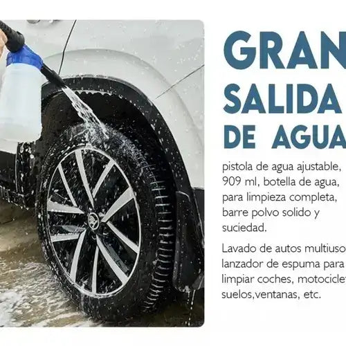 Pistola de Jabon y Agua para Carro Nanoglans™ Limpieza Profesional en Minutos