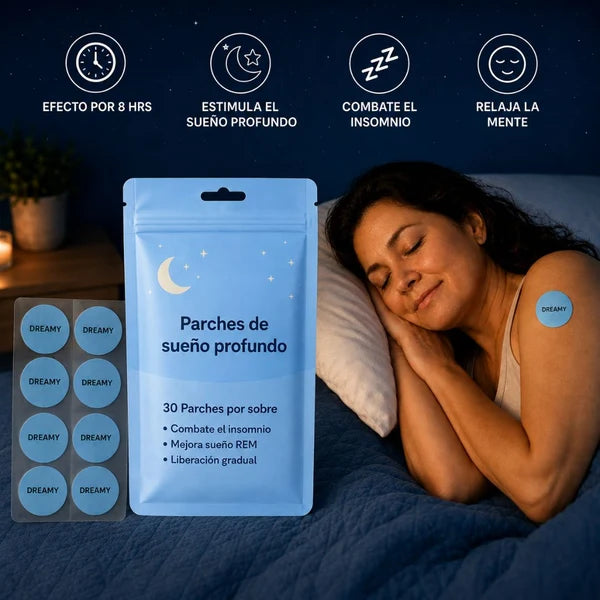 Relajación Nocturna - Conciliación del Sueño en 30 Minutos-🎁Pide 1 Caja X30 parches para dormir, Lleva otra caja GRATIS PARA UN TOTAL DE 2 CAJAS  60 PARCHES PARA 2 MESES🎁