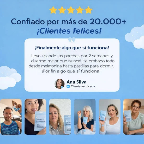 Relajación Nocturna - Conciliación del Sueño en 30 Minutos-🎁Pide 1 Caja X30 parches para dormir, Lleva otra caja GRATIS PARA UN TOTAL DE 2 CAJAS  60 PARCHES PARA 2 MESES🎁