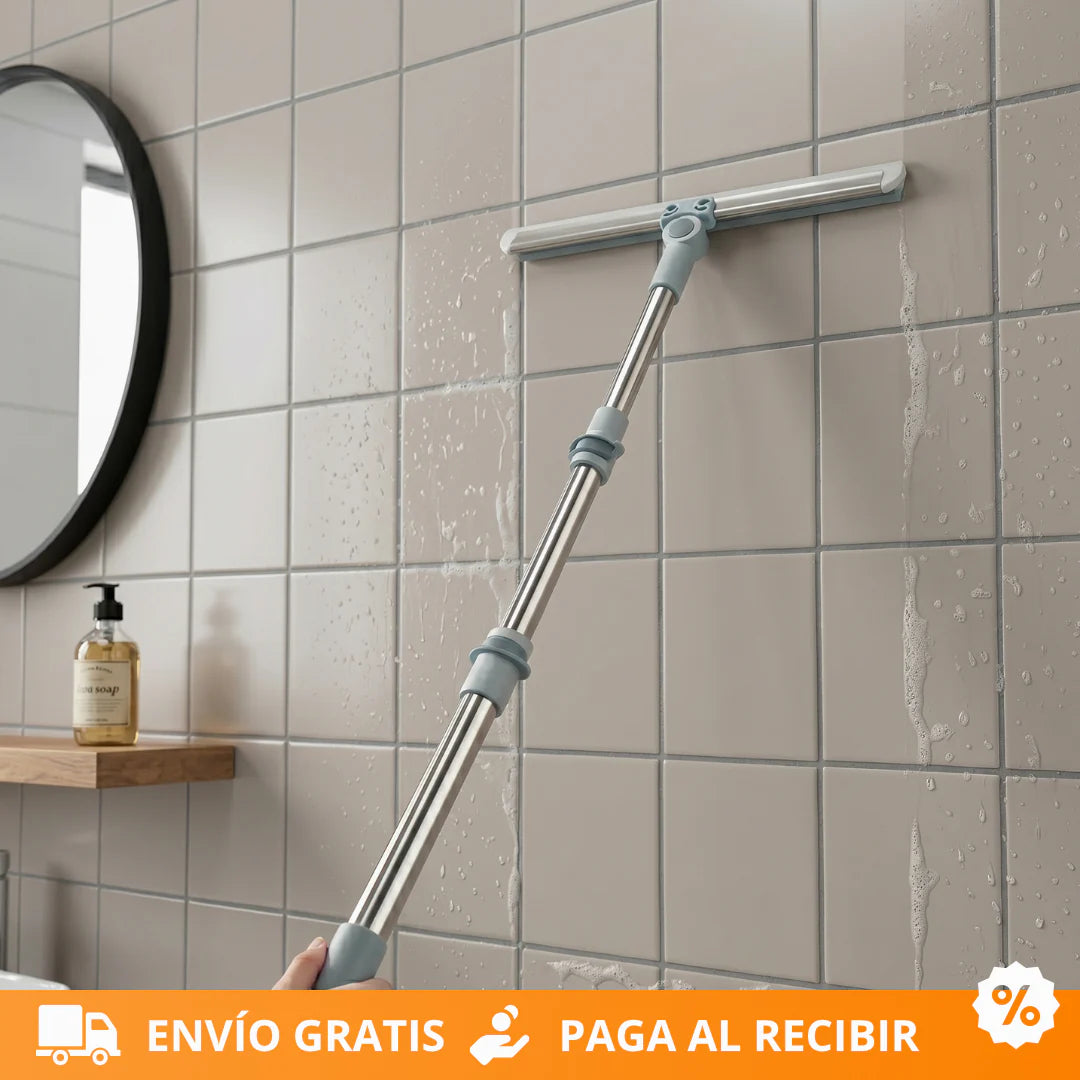 Jalador Mágico de Silicona™ Limpieza multisuperficie para suelos, alfombras y ventanas.