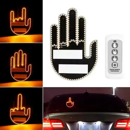 SEÑALES DE CARRETERA CON LUZ LED + CONTROL REMOTO PARA CARRO