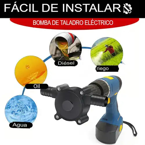 Bomba de agua portatil impulsada por taladro™