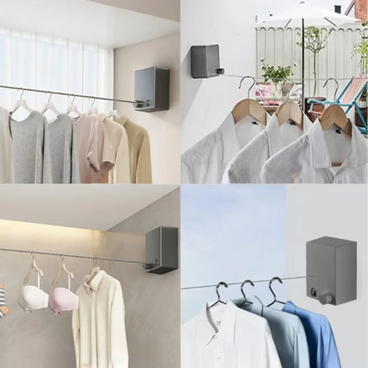 Tendedero retráctil®  Resistente, compacto y ahorra espacio