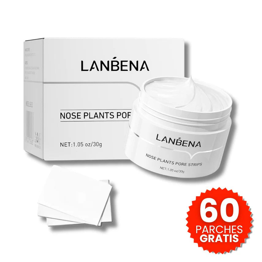 Lanbena®: Mascarilla avanzada  de puntos negros + 60 hojas
