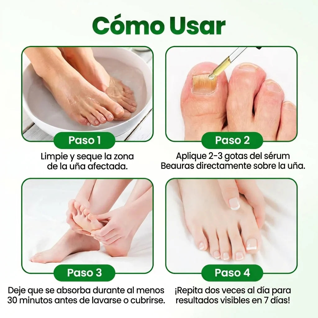 🎁 X2 frascos 7 Days Fungus Free Nails® Protege y elimina el hongo de tus Uñas