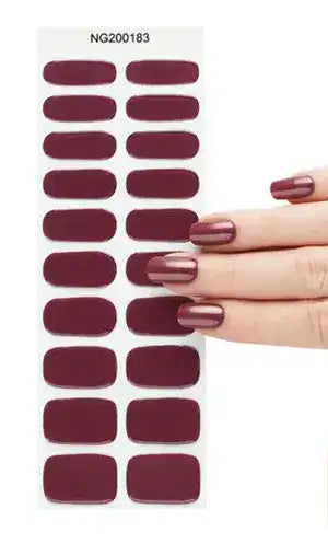 PEGATINAS UÑAS EN GEL SEMICURADAS  20 UNID + 🎁LAMPARA UV
