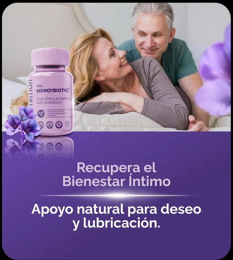 VIL MENOYBIOTIC™ Que la menopausia NO te robe la energia, el humor, ni tu descanso