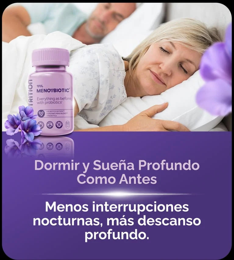 VIL MENOYBIOTIC™ Que la menopausia NO te robe la energia, el humor, ni tu descanso