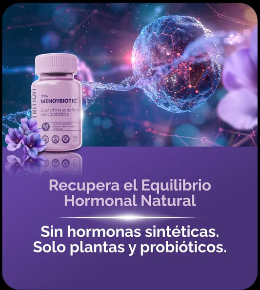 VIL MENOYBIOTIC™ Que la menopausia NO te robe la energia, el humor, ni tu descanso
