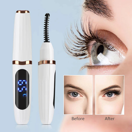 Rizador de pestañas eléctrico para un glamour instantáneo ✨ ¡Parpadea y deslumbra! 👁️