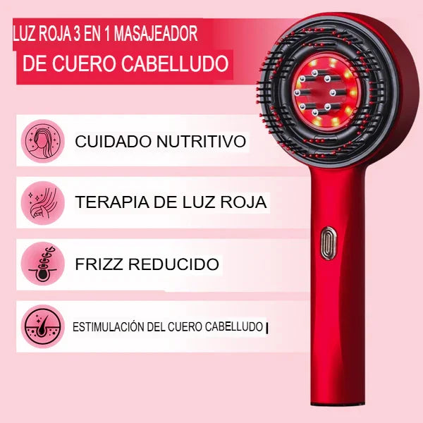 Masajeador ScalpSZN™ Revive – Terapia capilar con luz roja