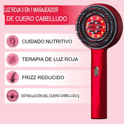 Masajeador ScalpSZN™ Revive – Terapia capilar con luz roja