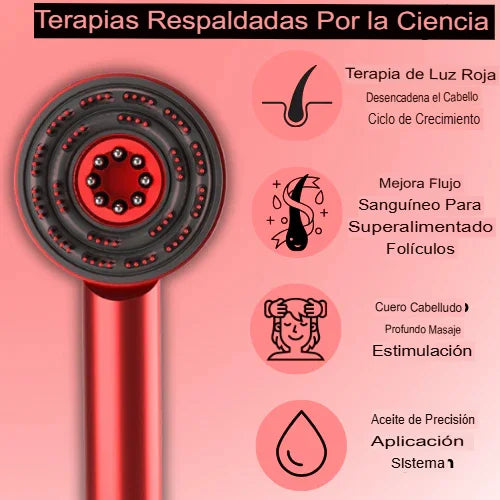 Masajeador ScalpSZN™ Revive – Terapia capilar con luz roja