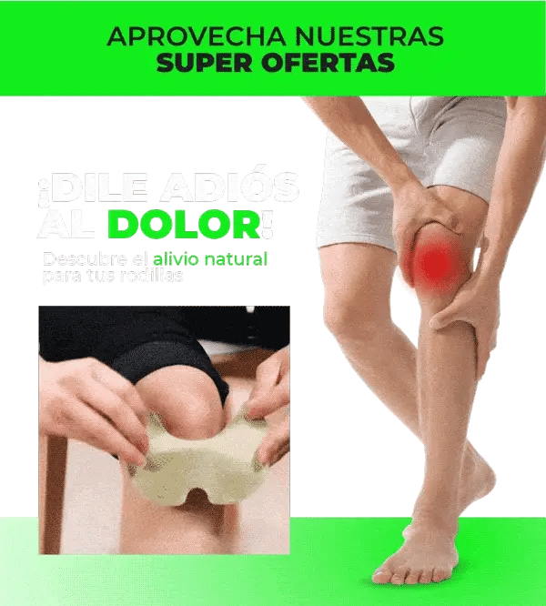 RELIEF PACHT™  PARCHES PARA EL DOLOR EN LAS RODILLAS X2 CAJAS DE PARCHES =20 PAR