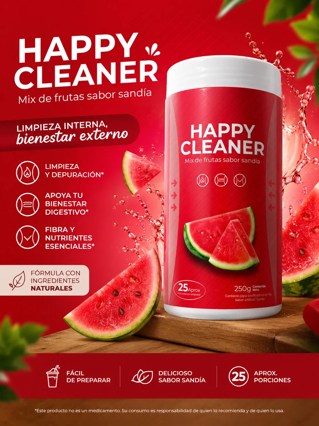 Happy Cleaner™ Vientre plano,desinflama y reduce en solo semanas.