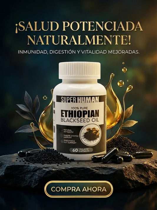 Aceite de Semilla Negra Etíope Alta Potencia (60 Gelatin Capsules)