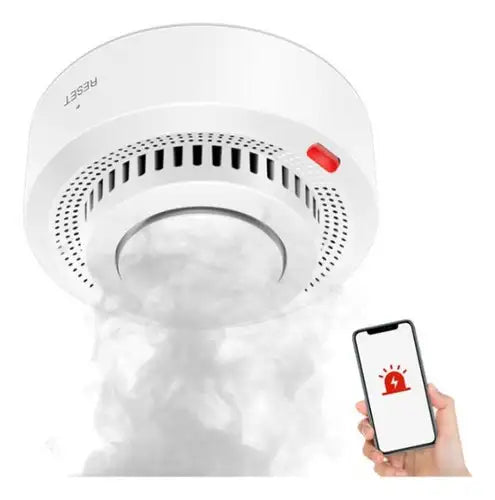 Sensor de Humo WiFi Inteligente™  Protege tu hogar o negocio desde cualquier lugar