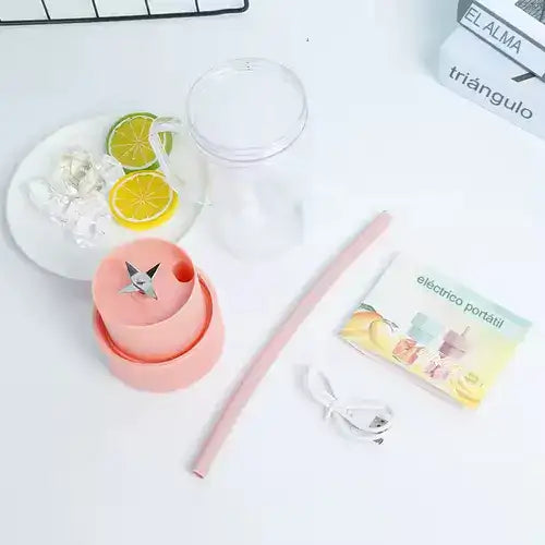 BlendLife Pro®  Vaso Licuadora con Pitillo